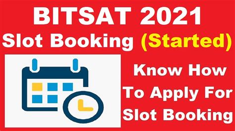 bitsat slot|bitsat slot booking 2021.
